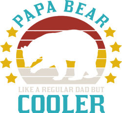 Papa Bear Like A Regular Dad But Cooler Svg, Dad Svg, Papa Bear Svg, Papa Svg, Dad Svg, Grandpa Bear Svg, Father's Day