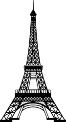 Eiffel Tower SVG | Eiffel Tower Clipart | Eiffel Tower Cut File for Cricut | Eiffel Tower File Svg Digital download-1