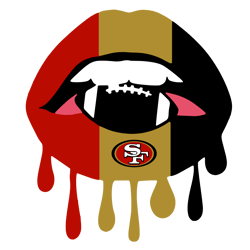 San Francisco 49ers Mouth Svg, San Francisco 49ers Logo Svg, NFL Svg, Sport Svg, Football Svg, Instant Download