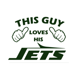 This Guy Loves His Jets Svg, New York Jets Svg, NFL Svg, Sport Svg, Football Svg, Digital download