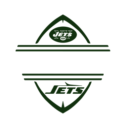 New York Jets Football Split Svg, New York Jets Logo Svg, NFL Svg, Sport Svg, Football Svg, Digital download