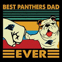Best Panthers Dad Ever Svg, NFL Svg, Sport Svg, Football Svg, Digital download