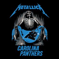 Metallica Carolina Panthers Svg, Skull Svg, NFL Svg, Sport Svg, Football Svg, Digital download