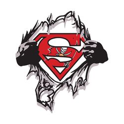 Tampa Bay Buccaneers Superman logo Svg, NFL Svg, Sport Svg, Football Svg, Digital download