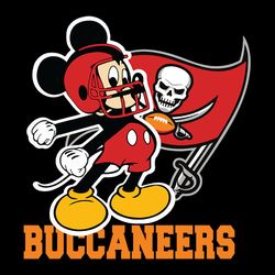 Mickey Mouse Tampa Bay Buccaneers Flag Svg, NFL Svg, Sport Svg, Football Svg, Digital download