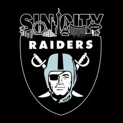 Sincity Las Vegas Raiders Svg, NFL Svg, Sport Svg, Football Svg, Digital download
