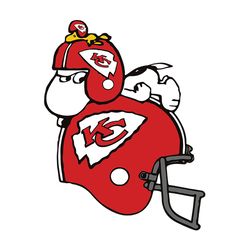 Kansas City Chiefs Helmet Snoopy And Woodstock Svg, NFL Svg, Sport Svg, Football Svg, Digital download