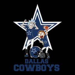 Rick And Morty Dallas Cowboys Svg, NFL Svg, Sport Svg, Football Svg, Digital download