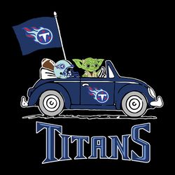 Baby Yoda Car Tennessee Titans Svg, NFL Svg, Sport Svg, Football Svg, Digital download