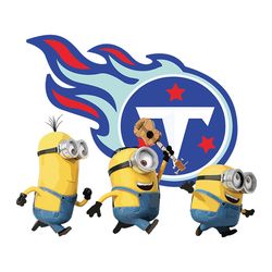 Minions Team Tennessee Titans Svg, NFL Svg, Sport Svg, Football Svg, Digital download