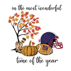 In The Most Wonderful Time Of The Year New York Giants Svg, NFL Svg, Sport Svg, Football Svg, Digital download