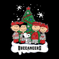 The Peanuts Movie Christmas Tree Tampa Bay Buccaneers Svg, NFL Svg, Sport Svg, Football Svg, Digital Download