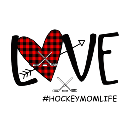 Love Hockey Mom Life Svg, Mother's Day Svg, Mom Gift Svg, Mom Shirt, Mama Svg, Mom Life Svg, Instant download