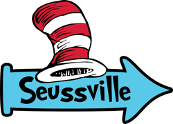 Seussville Svg, Dr. Seuss Svg, Dr. Seuss Clipart, Dr. Seuss Teacher Svg, Dr. Seuss Day Svg, Digital Download