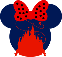 Minnie Mouse Head Castle Svg, Disney Castle Svg, Instant download for Cricut and Silhouette, Digital Cut File-8