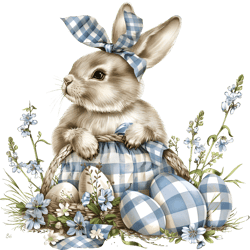 Vintage Easter Day Gingham Clipart PNG, Easter Day Sublimation PNG, Happy Easter Day PNG, Digital download (11)