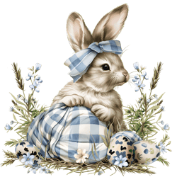 Vintage Easter Day Gingham Clipart PNG, Easter Day Sublimation PNG, Happy Easter Day PNG, Digital download (14)