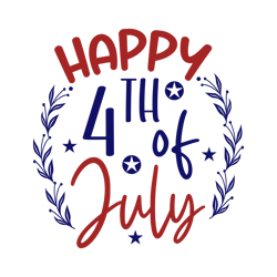 Happy 4th of July Svg, Fourth of July Svg, America Svg, Patriotic Svg, Independence Day Shirt, Cut File Cricut (1)