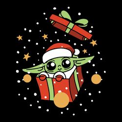 Baby yoda Christmas Svg, Baby yoda clipart, Star wars christmas Svg, Yoda santa Svg, Digital download