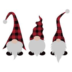 Gnome buffalo plaid Svg, Gnome clipart, Christmas Gnome Svg, Merry Christmas Svg, Holidays Gnome Svg, Digital download