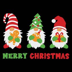 Merry Christmas Gnome Svg, Gnome Svg, Christmas Gnome Svg, Holidays Gnome Svg, Gnome clipart, Digital download