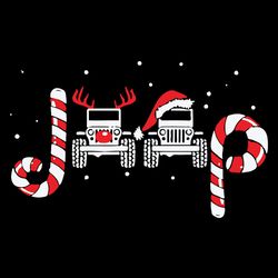Jeep Christmas Svg, Jeep clipart, Santa Svg, Reindeer Svg, Candy christmas Svg, Jeep logo, Digital download