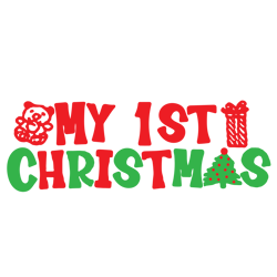 My 1st christmas Svg, Christmas Svg, Christmas tree Svg, Holidays Svg, Christmas Svg Designs, Digital download