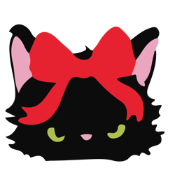 Grumpy Black Cat Svg, Black Cat Christmas Svg, Black Cat Face Svg, Cat head Svg, Holidays Svg, Digital download (6)