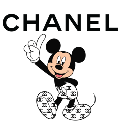 Mickey Mouse Chanel Svg, Disney Fashion Svg, Fashion brand logo Svg, Chanel Logo Svg, Digital Download (4)