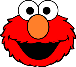 Elmo head Svg, Elmo Clipart, Elmo birthday Svg, Sesame Street Svg, Sesame Clipart, Digital download (1)