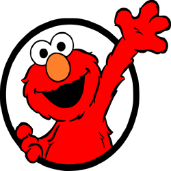 Elmo Svg, Elmo Clipart, Elmo birthday Svg, Sesame Street Svg, Sesame Clipart, Digital download (2)