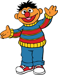 Ernie Svg, Sesame Street Svg, Cartoon Svg, Children TV Series Svg, Cut files for Cricut, Digital download