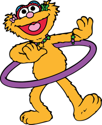 Zoe Svg, Sesame Street Svg, Cartoon Svg, Children TV Series Svg, Cut files for Cricut, Digital download