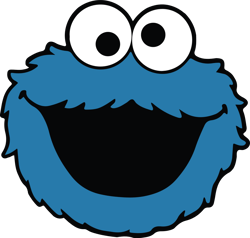 Cookie Monster Head Svg, Sesame Street Svg, Cartoon Svg, Children TV Series Svg, Cut files for Cricut, Digital download
