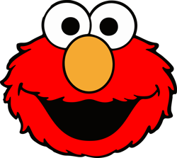 Elmo Head Svg, Sesame Street Svg, Cartoon Svg, Children TV Series Svg, Cut files for Cricut, Digital download