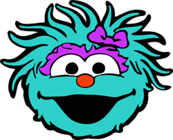 Rosita Head Svg, Sesame Street Svg, Cartoon Svg, Children TV Series Svg, Cut files for Cricut, Digital download