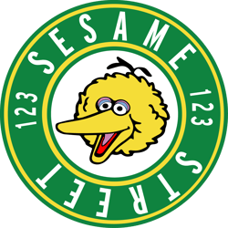 Big Bird Sesame Street Logo Svg, Sesame Street Svg, Cartoon Svg, Children TV Series Svg, Cut files for Cricut