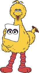 Big Bird Svg, Sesame Street Svg, Cartoon Svg, Children TV Series Svg, Cut files for Cricut, Instant download