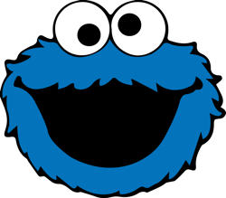 Cookie Monster Head Svg, Sesame Street Svg, Cartoon Svg, Children TV Series Svg, Cut files for Cricut, Instant download