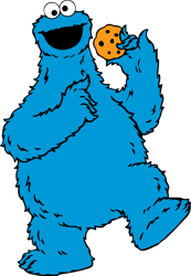 Cookie Monster Svg, Sesame Street Svg, Cartoon Svg, Children TV Series Svg, Cut files for Cricut, Instant download