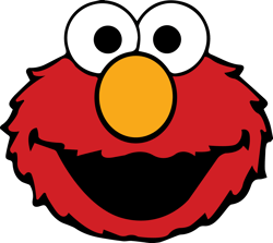 Elmo Head Svg, Sesame Street Svg, Cartoon Svg, Children TV Series Svg, Cut files for Cricut, Instant download