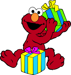 Elmo birthday Svg, Sesame Street Svg, Cartoon Svg, Children TV Series Svg, Cut files for Cricut, Instant download