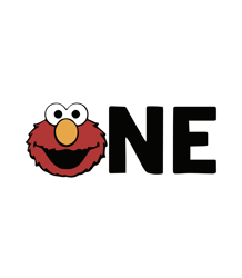 One Elmo Svg, Sesame Street Svg, Cartoon Svg, Children TV Series Svg, Cut files for Cricut, Instant download