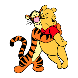 Winnie the Pooh And Tigger Svg, Winnie the Pooh Svg, Disney Svg, Winnie the Pooh Svg Cut File, Digital Download