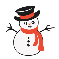 Snowman Svg, Snowman clipart, Snowman Christmas Svg, Winter Holidays Svg, Christmas Svg, Instant download