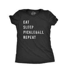 Eat Sleep Pickleball Repeat, Pickleball Shirts, Funny Sports