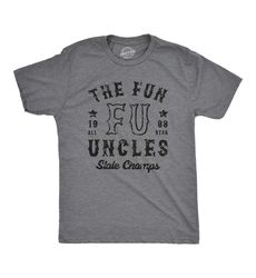 Fun Uncle State Champs, Favorite Uncle, Funny Shirts,
