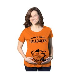 bumps first halloween baby shirt, halloween pregnancy gift,
