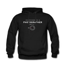 photographer hoodie. photography clothing. photographer sweater. photographer sweatshirt.