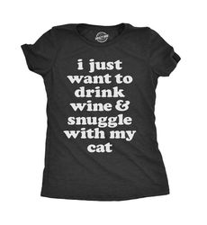 Funny Cat Shirt, Wine Shirt Funny, Womens Cat